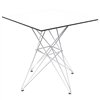 Mesa cuadrada Inox Faz Vondom