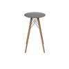 Mesa redonda alta Faz Wood Vondom