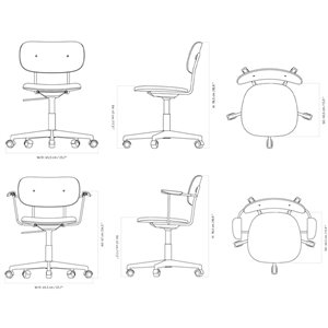 Silla Co Task Asiento Tapizado Audo Copenhagen