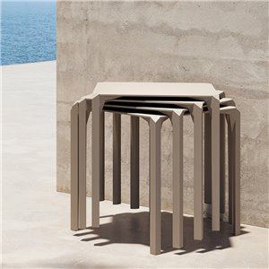 Mesa Quartz cuadrada Vondom