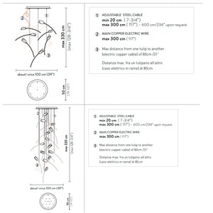 Lámpara suspensión Tulip Slamp