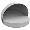 Cama Vela Daybed redonda reclinable con parasol Vondom