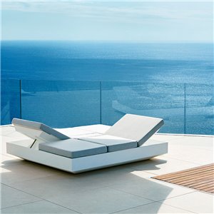 Cama Vela Daybed 4 cabezales reclinables Vondom