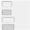 Mesa Four rectangular Houe