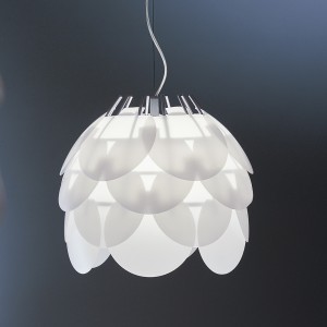 Lámpara suspensión Nuvole Vagabonde elegante y única para espacios interiores de Martinelli Luce.