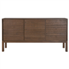 2 puertas + 3 cajones: 172x48x87h cm
