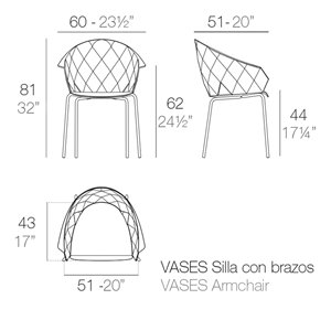 Silla Vases Vondom