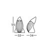 Escultura Baddy light Plust Collection