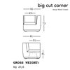 Sillón Esquinero Big Cut Plust Collection