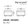 Pouf Big Cut Plust Collection
