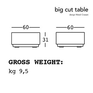 Mesa centro Big Cut Plust Collection