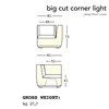 Sillón Esquinero Big Cut light Plust Collection
