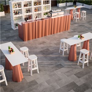 Taburete Frozen square Plust Collection