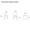 Silla Varya madera Inclass