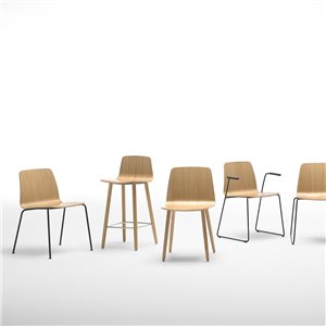 Silla Varya Wood madera Inclass
