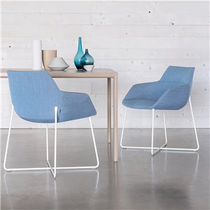 Sillón Dunas XS acero Inclass
