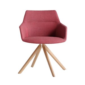 Sillón Dunas XS giratorio madera Inclass
