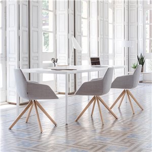 Sillón Dunas XS giratorio madera Inclass