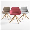 Sillón Dunas XS giratorio madera Inclass