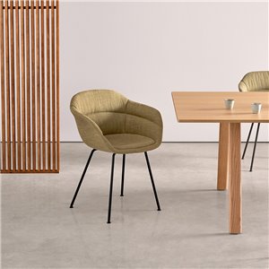 Sillón Taia acero tapizado soft Inclass