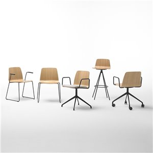 Silla Varya Wood acero Inclass