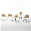 Silla Varya Wood acero Inclass