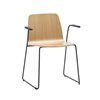 Sillón Varya Wood acero Inclass