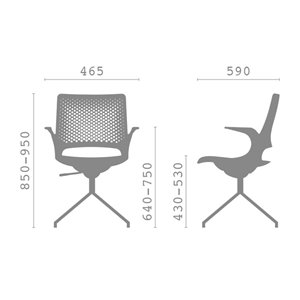 Silla operativa Aperol W200