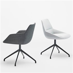 Silla Dunas XS giratoria araña aluminio Inclass