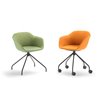 Sillón Taia ruedas acero tapizado Inclass
