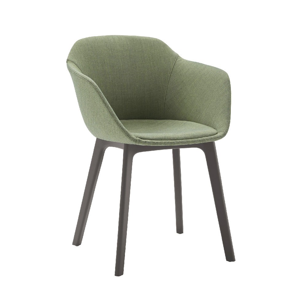 Sillón Taia plástico tapizado Inclass