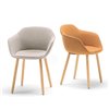 Sillón Taia madera tapizado Inclass