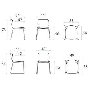 Silla Nim tapizada Inclass