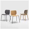 Silla Nim madera tapizada Inclass