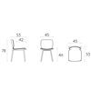 Silla Nim madera tapizada Inclass