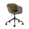 Sillón Taia ruedas tapizada soft Inclass