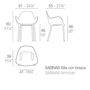 Silla Sabinas Vondom