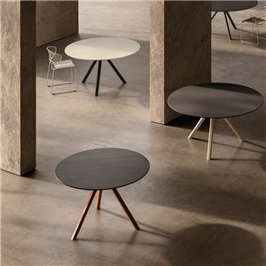 Mesa Heb redonda Madera Desalto