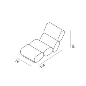 Chaise longue Roller Desalto