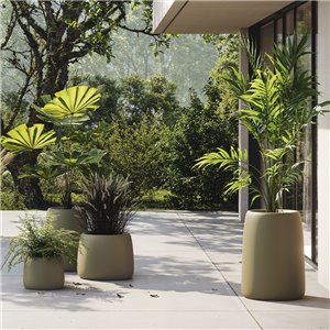 Macetero Organic Redondo Alto Vondom