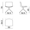 Silla Catifa Carta giratoria Arper