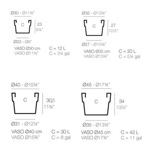 Maceta Vaso Vondom
