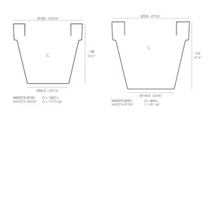 Maceta Studio Simple Vondom