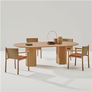 Mesa Ghia ovalada Arper