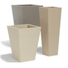 Macetero Cono Cuadrado Alto Simple Vondom