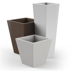 Macetero Cono Cuadrado Alto Simple Vondom