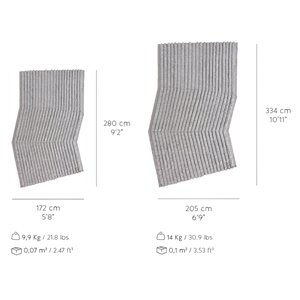 Alfombra Lines Grey GAN