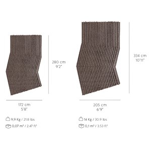 Alfombra Lines Charcoal GAN