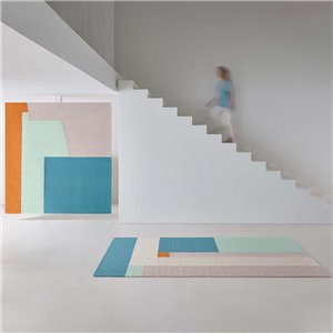 Alfombra Weave Meeting Point blue GAN