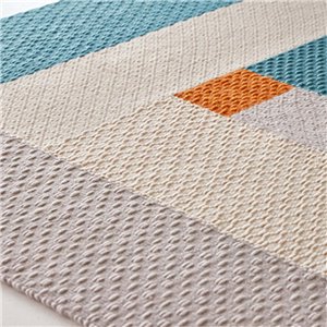 Alfombra Weave Meeting Point blue GAN